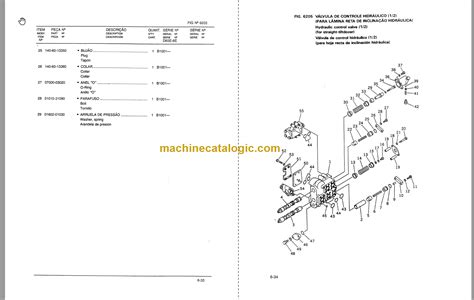 Komatsu D E E Bulldozer Parts Book Machine Catalogic