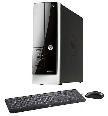 HP Pavilion Slimline 400 334 Desktop AMD E1 2500 500GB HDD 4GB RAM