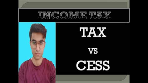 Tax Vs Cess Income Tax Youtube