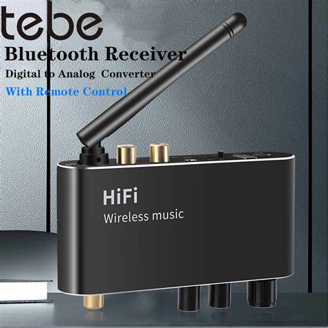 Tebe Receptor De Audio Digital A Anal Gico Con Bluetooth