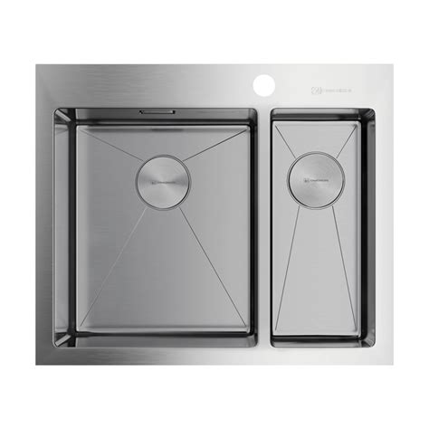 Omoikiri Akisame 60-2-IN-L мойка из нержавеющей стали, Нержавеющая ...