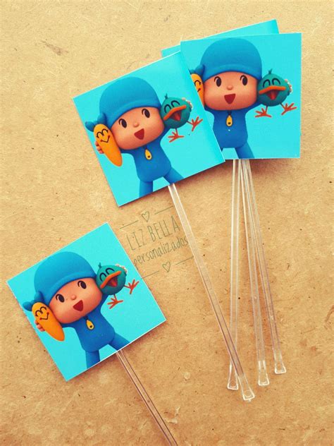 Topper De Doces Pocoyo Unidades Elo Produtos Especiais