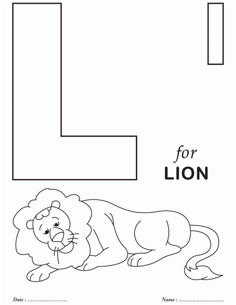 Free Printable Letter L Coloring Pages - Coloring Home