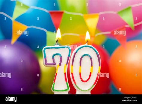 Happy birthday number 70 greeting hi-res stock photography and images ...