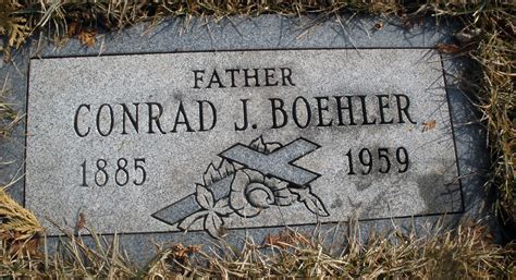 Conrad John Boehler 1885 1959 Find A Grave Memorial