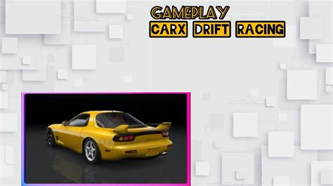 Carx Drift Racing Gameplay With Mazda Rx 7 Don T Forget To Like And Comment Thank You Youtube