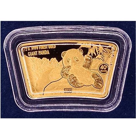 Gold 20 X 0 5 Gramm Giant Panda Jubilee Edition 1982 2022