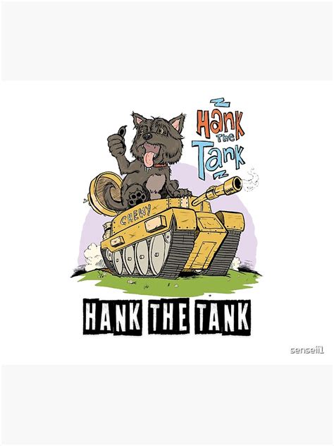 "HANK THE TANK (Hank the tank Bear)" Poster by senseii1 | Redbubble