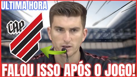 VIU ISSO TÔ SEM ACREDITAR MARTÍN VARINI FALOU ISSO APÓS O JOGO