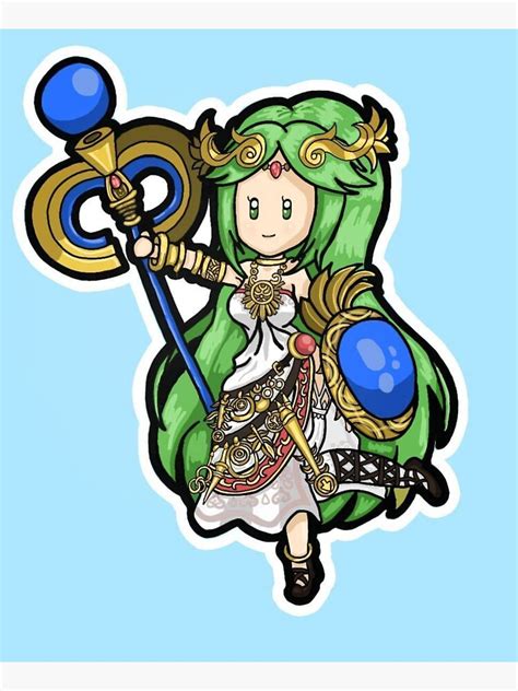 Kid Icarus Palutena Sticker For Sale By Sparkese Redbubble