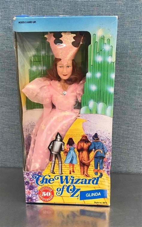 The Wizard Of Oz 50th Anniversary Wizard Doll Figure 8875 1988 Glinda New 4656413600