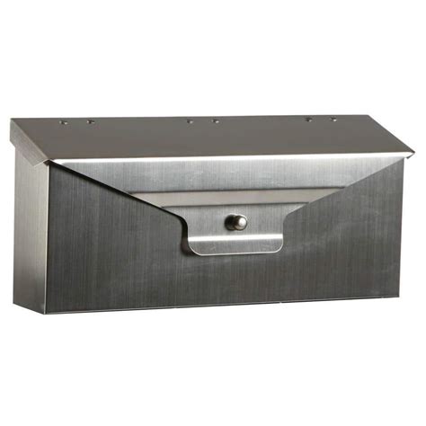 Gibraltar Mailboxes Delegance Steel Horizontal Wall Mount Mailbox In