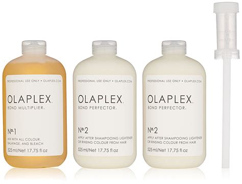 Set Tratament Pentru Par Olaplex Salon Intro Kit 1xbond Multiplier No 1 525 Ml 2xbond Perfector