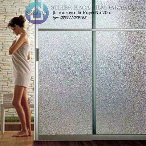 Jual Sticker Kaca Sandblast Es Termurah Lebar Bahan Cm Jakarta