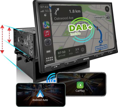 ATOTO F7XE 10 Inch Built in DAB+ Double-DIN & Single-DIN Adaptive Car