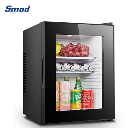 40L Thermoelectric Mini Bar Fridge Hotel Minibar Refrigerator Glass