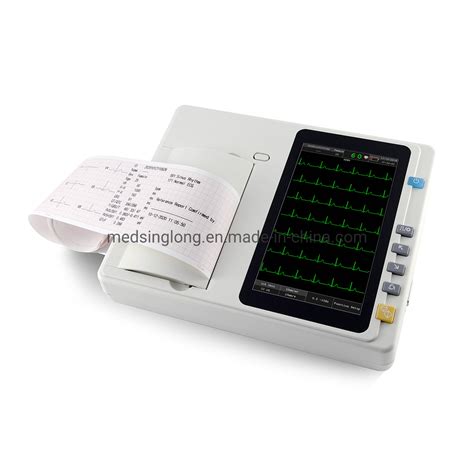 Medical 3 Channel ECG Machine 12 Leads Touch Screen ECG