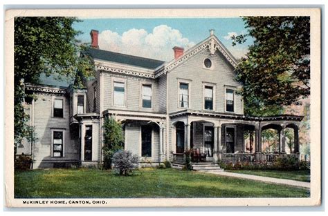 C1910 S Mckinley Home Street View Scene Canton Ohio Oh Unposted Vintage Postcard Ebay