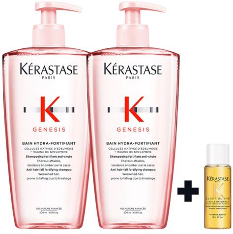 K Rastase Genesis Bain Hydra Fortifiant Ml Duo Elixir Ultime