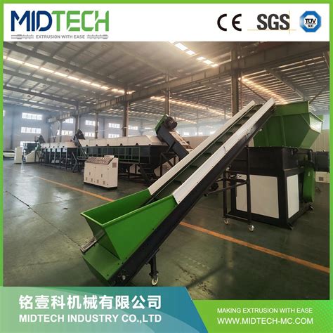 Pp Pe Ldpe Hdpe Film Bag Scrap Crushing Washing Drying Line Waste