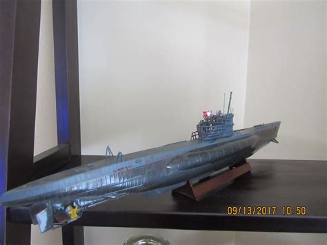 German U Boat Type Viic Atlantic Version Plastic Model Military