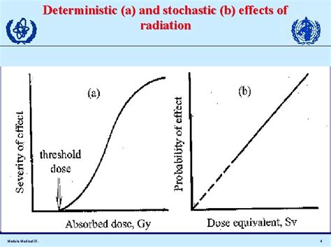 Doseeffect Curves Deterministic And Stochastic Effects Of Radiation