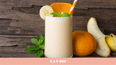 Smoothie Pomme Banane Orange Cuisine de bébé