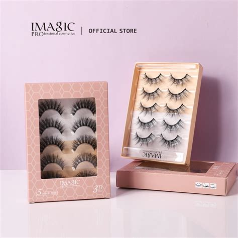 Imagic Fake Eyelashes D Pairs Natural Eye Makeup Tool Waterproof