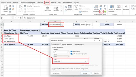 Tabla Din Mica Con Validaci N De Datos En Excel Ninja Del Excel