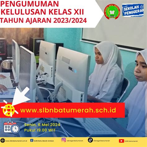 Pengumuman Kelulusan Slbn Batu Merah Kelas Xii Tahun Ajaran