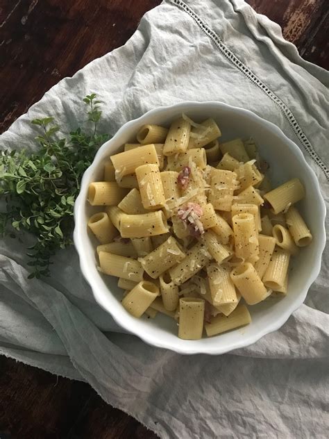 Ricetta Rigatoni Alla Carbonara Cool Chic Style Confidential