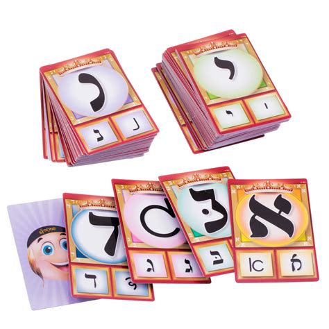 Great Educational Alef Bais Rashi And Script Card Game Judaica Spot