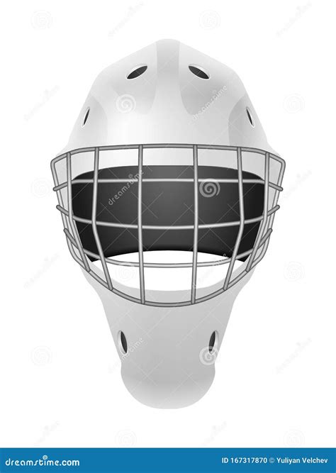 Hockey Goalie Mask Stock Vector Illustration Of Leisure