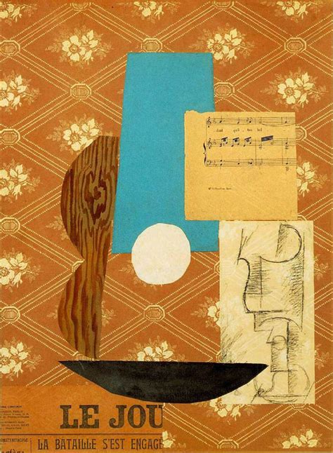 Pablo Picasso, Guitar, Sheet Music, and Glass, 1912. Courtesy of... | Download Scientific Diagram