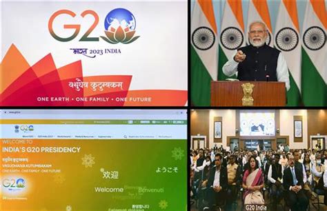 Lotus Of G20 Logo Symbol Of Hope Pm