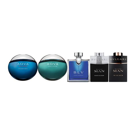 Buy Bvlgari Mens T Mini Perfume Set For Men 5 Pack Online At Best