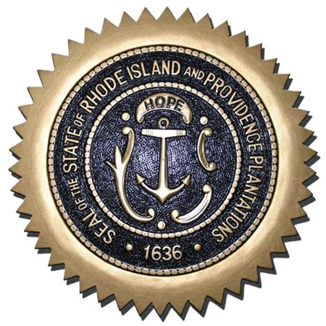 Buy Rhode Island State Seals Official Wooden Plaques And Podium Logo Emblems