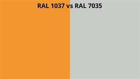 Ral 1037 Vs 7035 Ral Colour Chart Uk