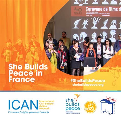 She Builds Peace In France Armanshar International Civil Society Action Network Ican