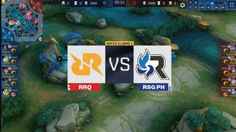 TEAM RRQ DI ACAK ACAK RSG FULL MATCH RRQ VS RSG PH MPL INVITATIONAL