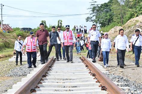 Pembebasan Lahan Jalur Kereta Makassar Parepare Dituntaskan