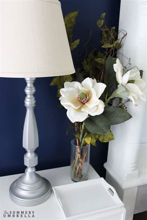 Lovely Magnolia Flower Arrangement with Artificial Plants - The Summery Umbrella