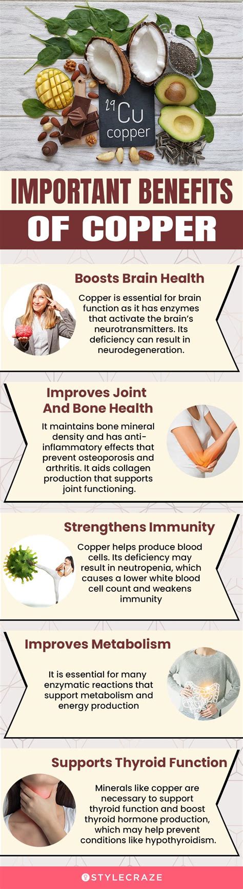 8 Health Benefits Of Copper, Deficiency Signs, & Side Effects