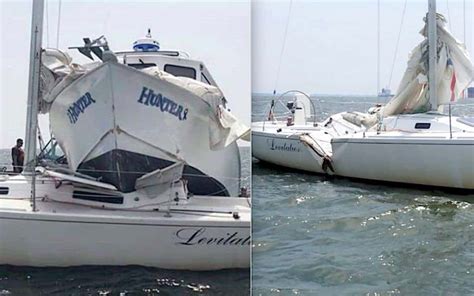 Sailboat collision with fishing boat Achieve ~ Make boat