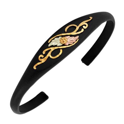 Black Hills Gold Black Cuff Bracelet - Walmart.com