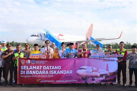 Batik Air Mulai Terbangi Pangkalan Bun Jakarta Vox Kalteng