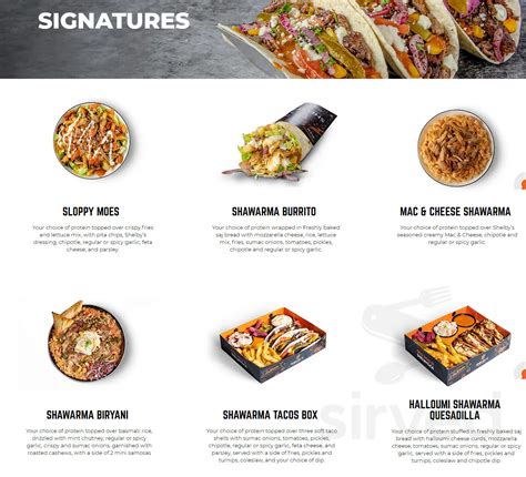 Shelby's Shawarma - Masonville menus in London, Ontario, Canada