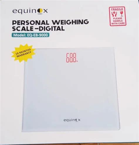 Equinox Personal Weighing Scale Digital EQ EB 9000 For Home Battery