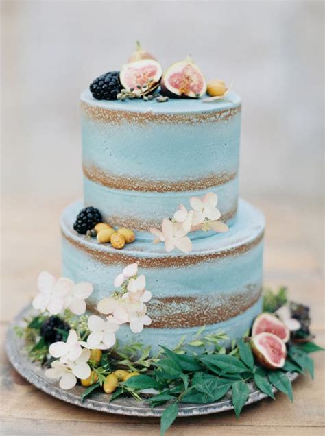 Greenhouse Romance Wedding Editorial Naked Cake Fresh Flower Cake