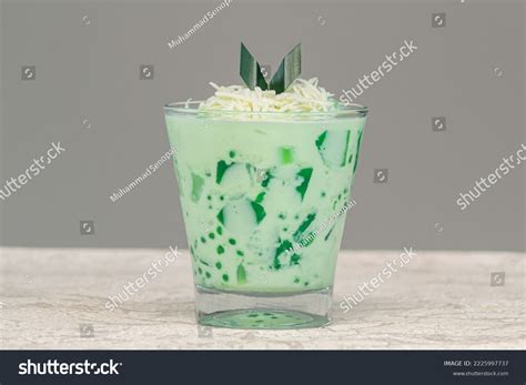 Buko Pandan Buko Pandan Dessert Philippines Stock Photo